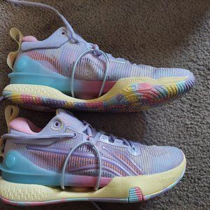 Li-Ning Speed 8 Premium Purple Basketball Shoes - Men's Size 8